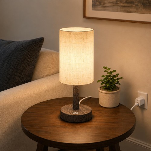 Small plug bedside - plug-in, table