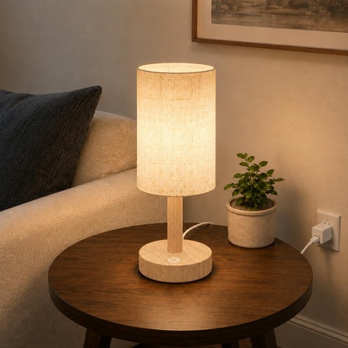 Small plug bedside table - small,