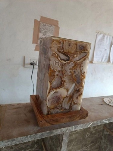 Table lamp brown agate - table,