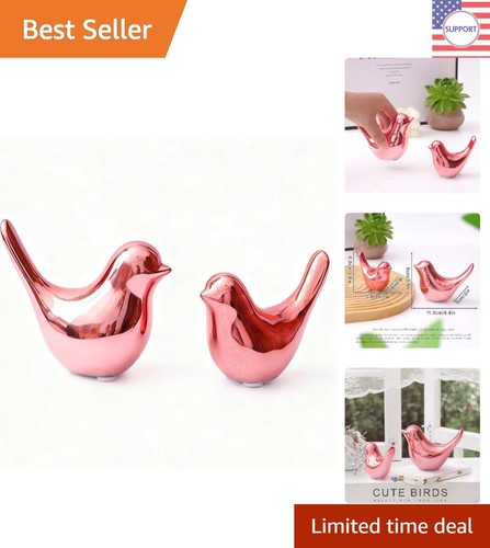 Set polished pink - pink, bird