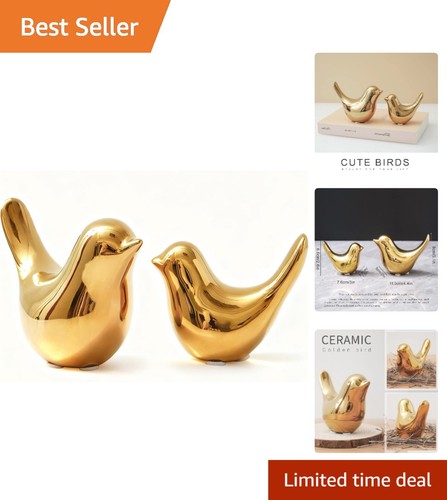 Gold birds decor - birds, for